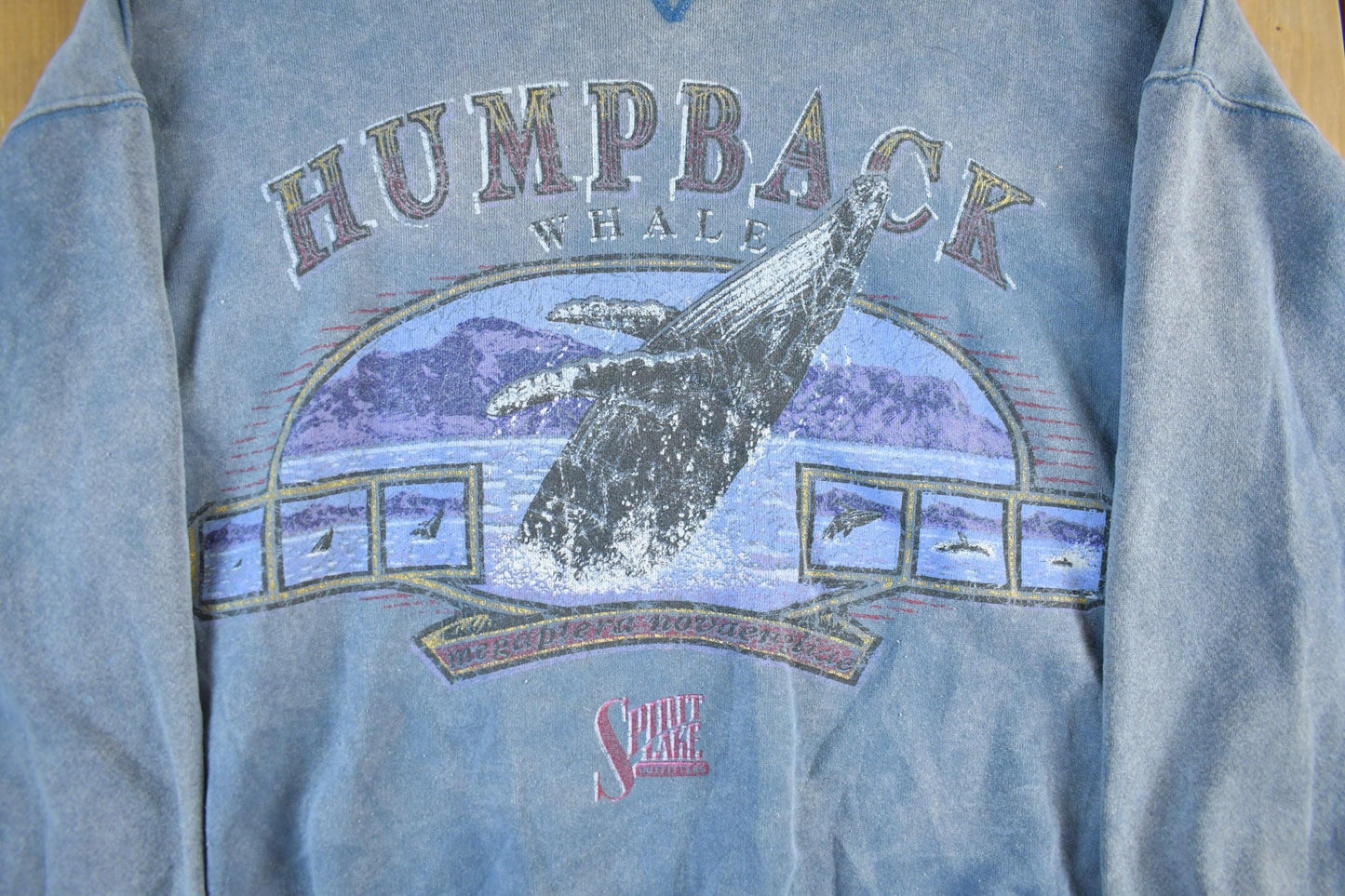 Vintage 90s Humpback Whale Sweatshirt: USA Made Nature Sweater Men's 2XL from propervintagecanada