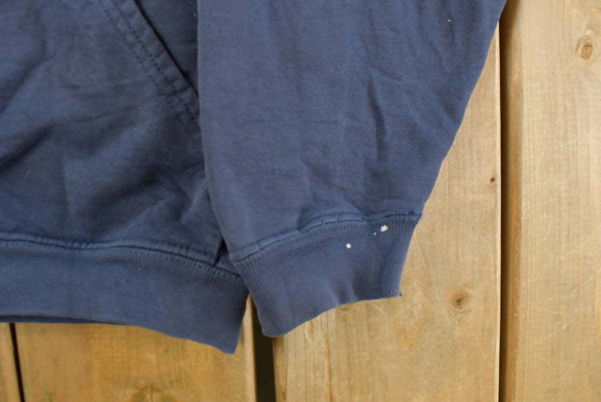 Vintage 90s Illinois College Hoodie Sweatshirt Men's Small from propervintagecanada