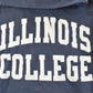 Vintage 90s Illinois College Hoodie Sweatshirt Men's Small from propervintagecanada