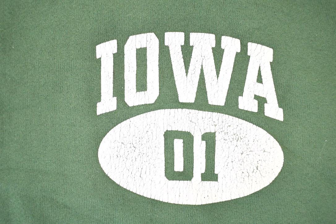 Vintage 90s Iowa Hoodie, Souvenir Graphic Sweater (Men's L) from propervintagecanada