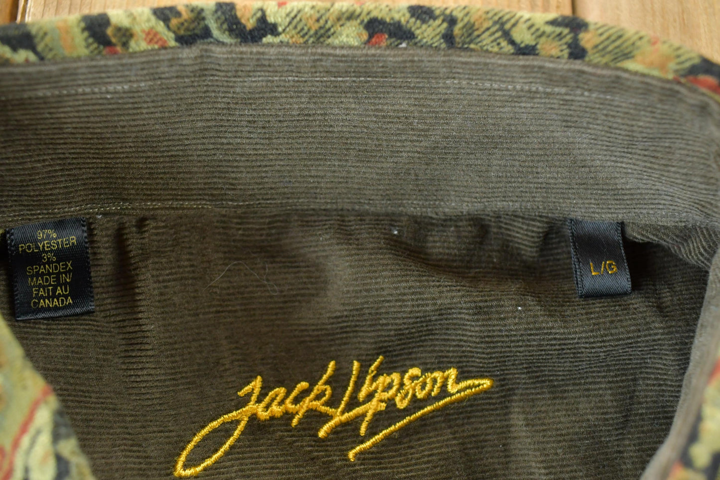 Vintage 90s Jack Lipson Western Button Up Shirt Men's XL from propervintagecanada