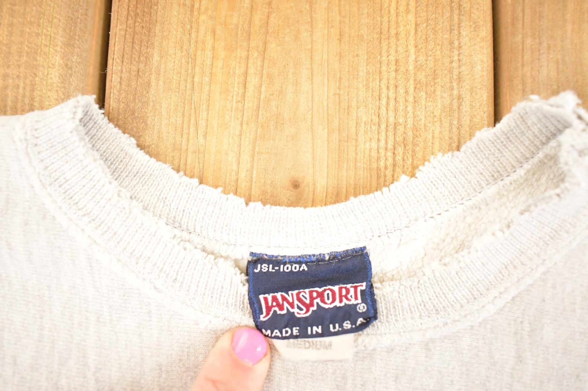 Vintage 90s Jansport Oregon Crewneck Sweatshirt, Men's M from propervintagecanada