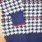 Vintage 90s Jantzen Knit Sweater XL - Abstract Houndstooth Pullover from propervintagecanada