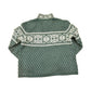 Vintage 90s Lands' End Quarter Zip Sweater: Abstract Pattern, Women's M from propervintagecanada