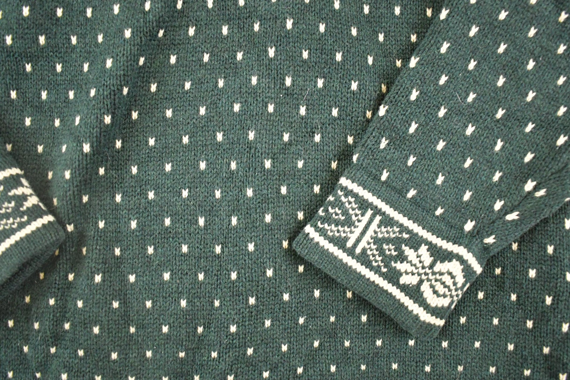 Vintage 90s Lands' End Quarter Zip Sweater: Abstract Pattern, Women's M from propervintagecanada