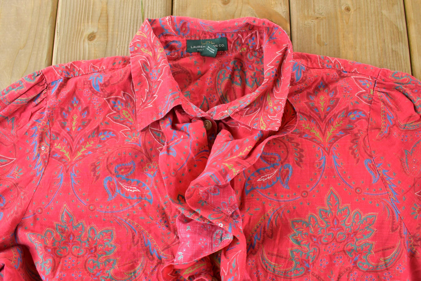 Vintage 90s Lauren Jeans Co Western Button Up Shirt from propervintagecanada