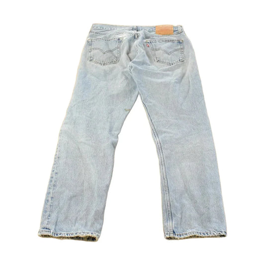 Vintage 90s Levi's 501 Original Distressed Denim Jeans Men's 34 x 29 from propervintagecanada