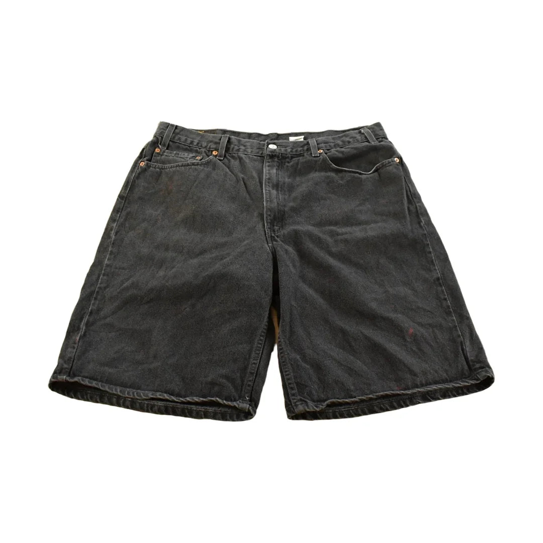 Vintage 90s Levi's 550 Relaxed Fit Denim Jean Shorts Men's 38 from propervintagecanada