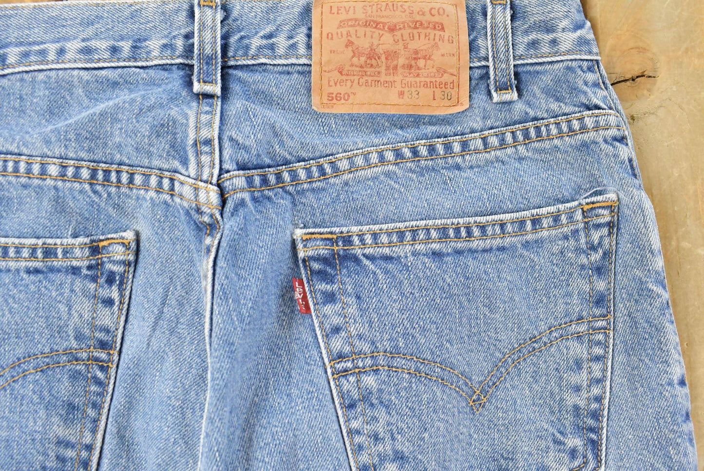 Vintage 90s Levi's 560 Loose Tapered Denim Jeans Men's 31 x 29 from propervintagecanada