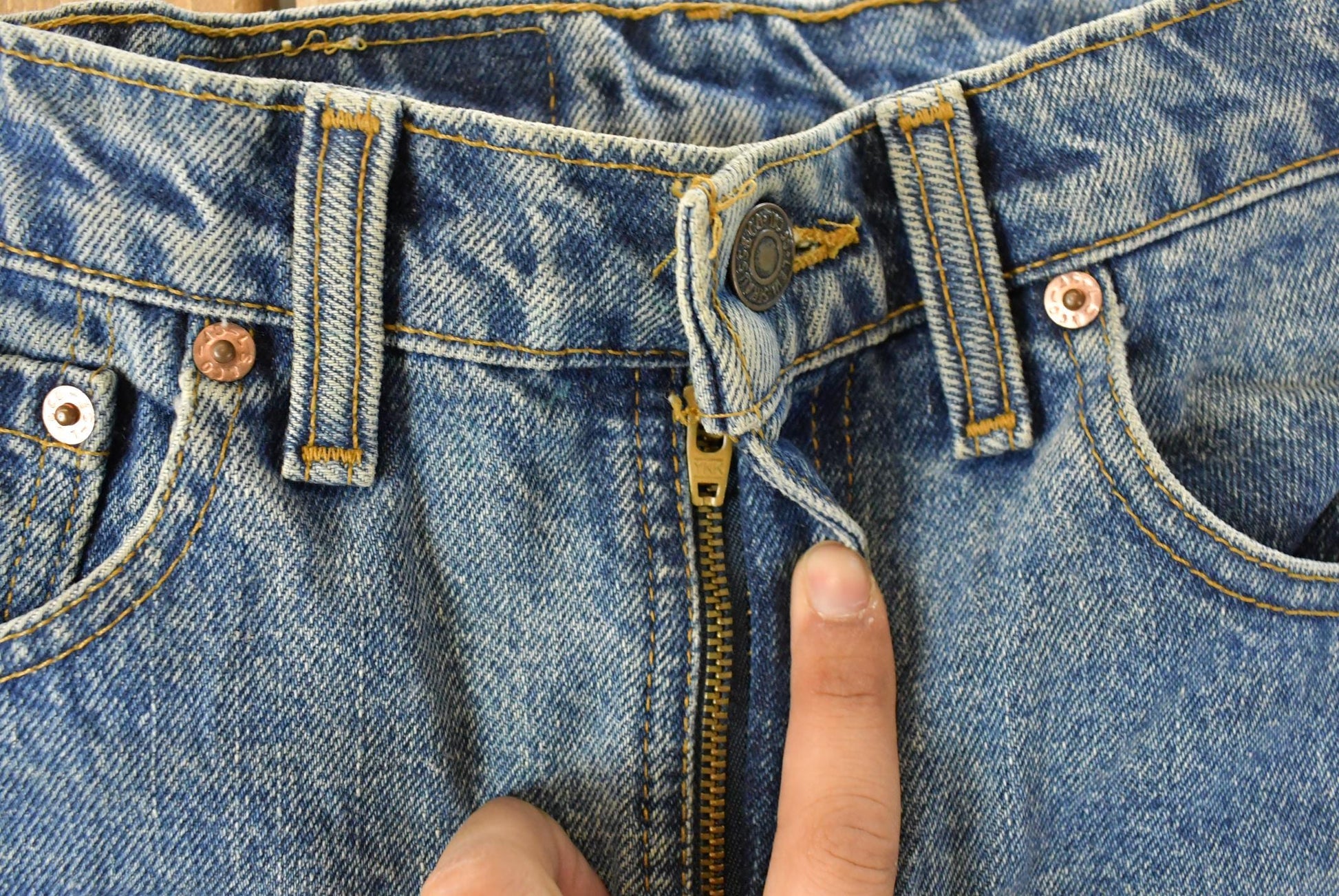 Vintage 90s Levi's Denim Jean Shorts: Relaxed Fit Cutoffs, Women's 31 from propervintagecanada