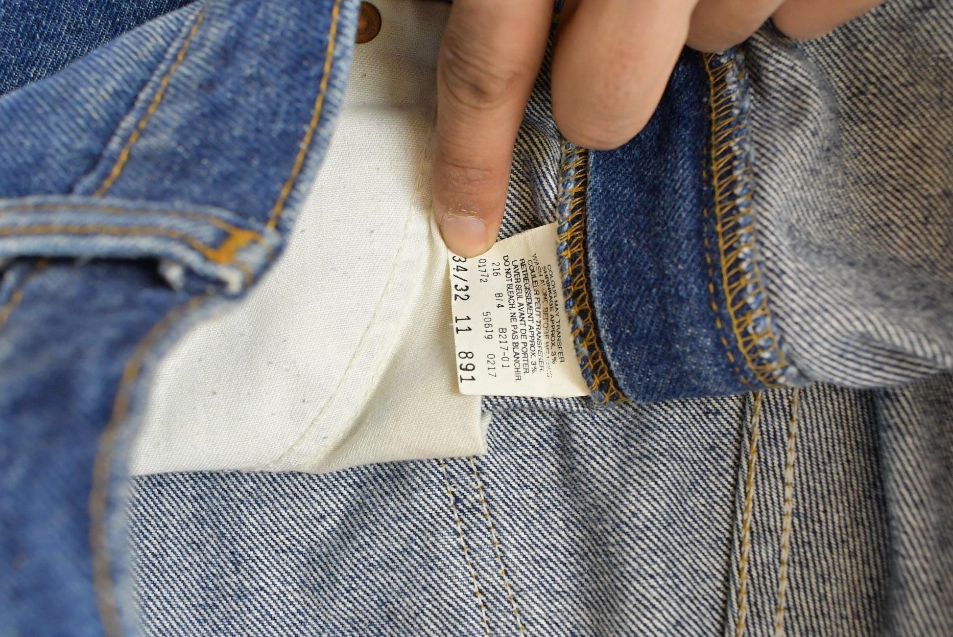 Vintage 90s Levi's Orange Tab 619 Denim Jeans Men's 33 x 27 from propervintagecanada