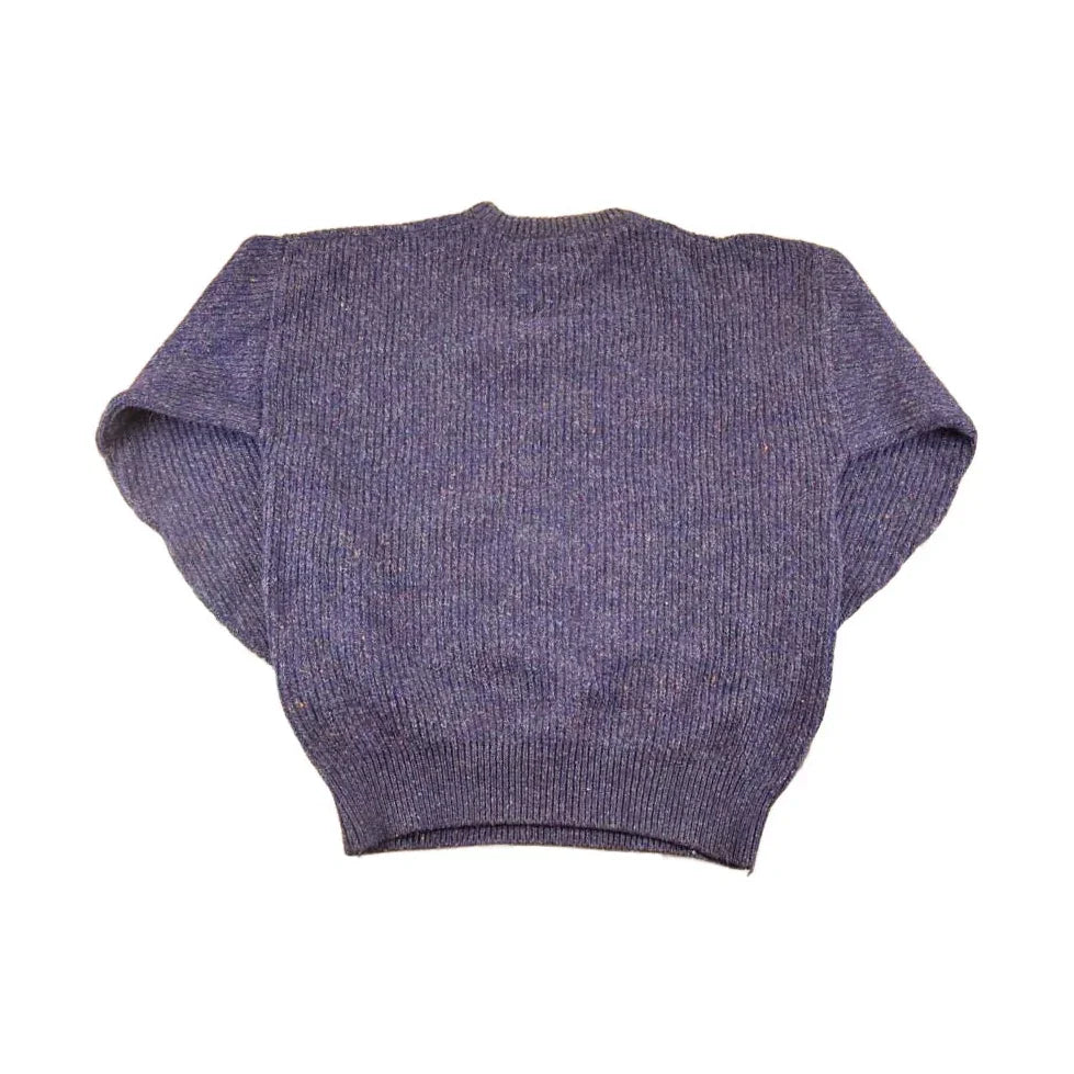Vintage 90s Lord Jeff Wool Knit Sweater, Abstract Pattern (Men's L) from propervintagecanada