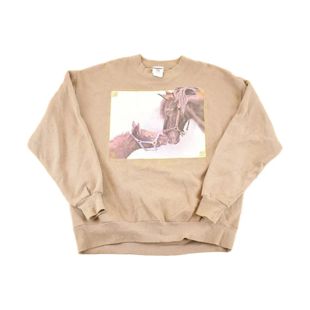Vintage 90s Mama Horse Graphic Sweatshirt, Women's XL from propervintagecanada