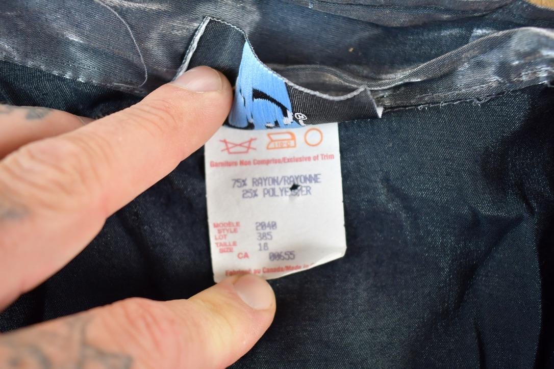 Vintage 90s Metallic Button-Up Shirt Women's S from propervintagecanada