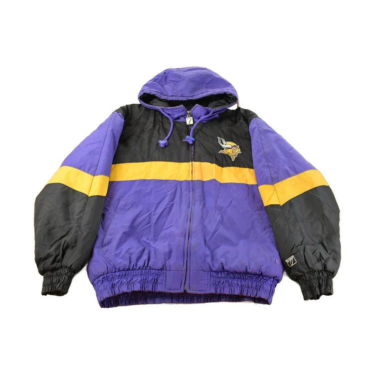 Vintage 90s Minnesota Vikings NFL Jacket Men's Large from propervintagecanada