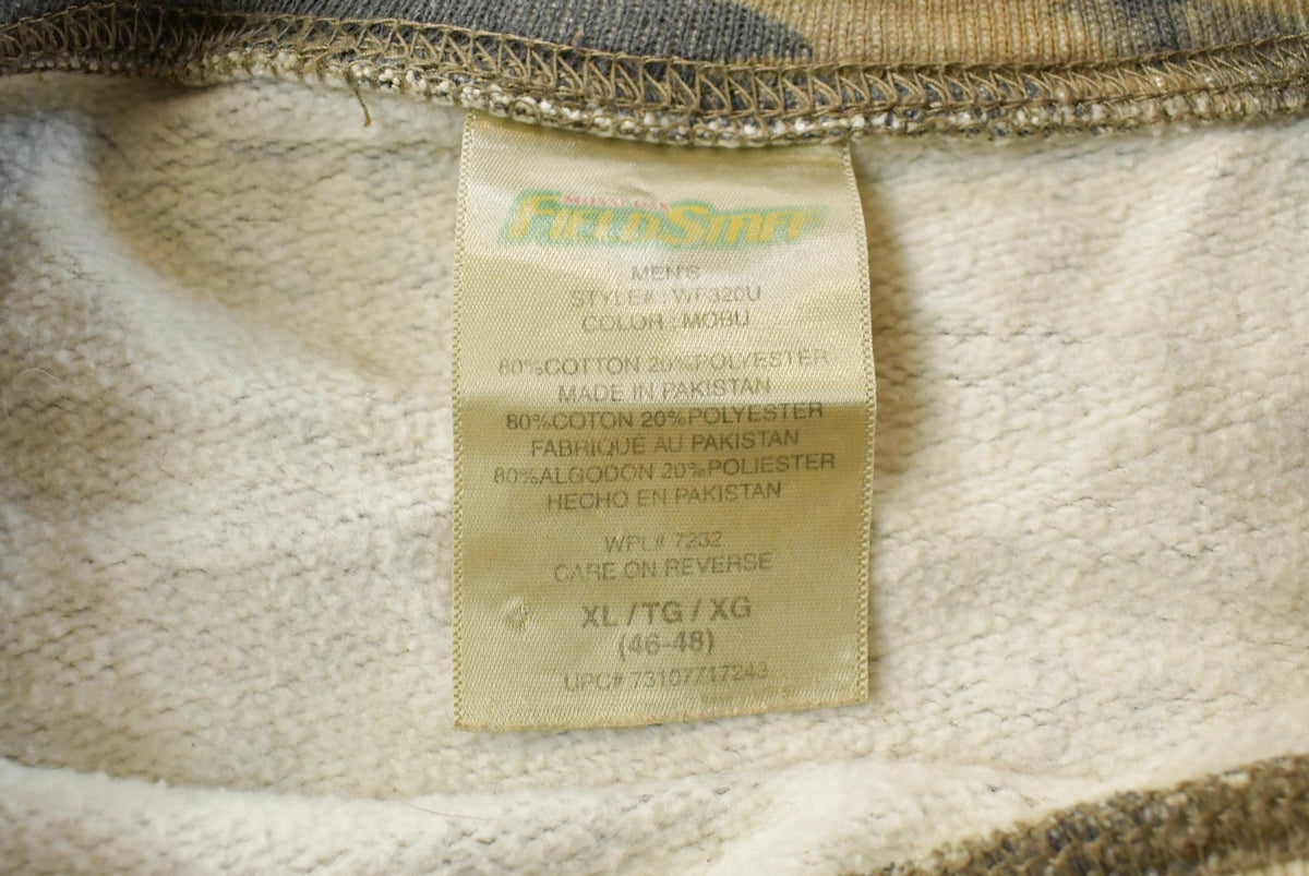 Vintage 90s Mossy Oak Break Up Camo Crewneck Sweatshirt XL Made USA from propervintagecanada