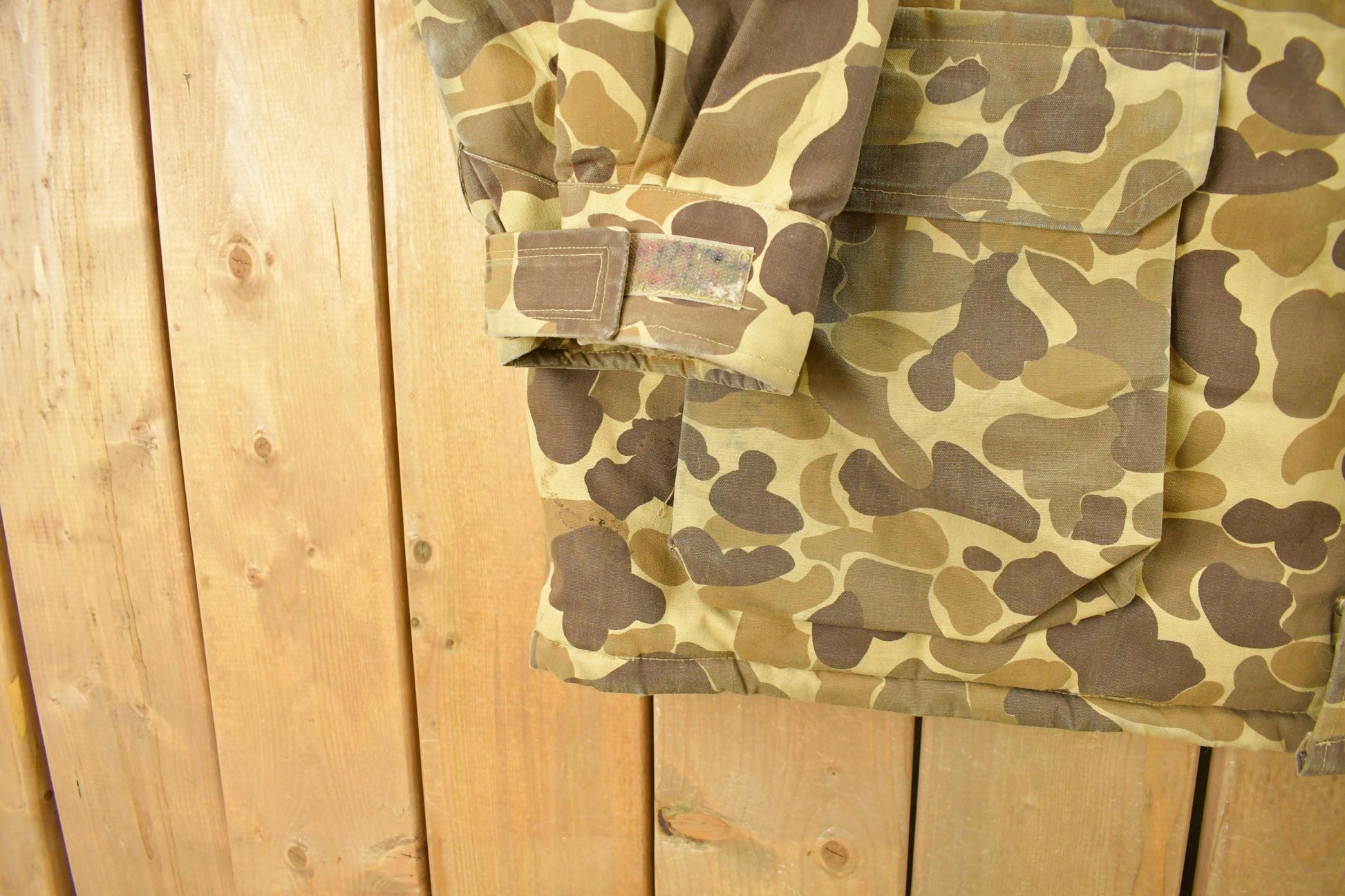 Vintage 90s Mountain Prairie Duck Camo Jacket Men's 3XL from propervintagecanada