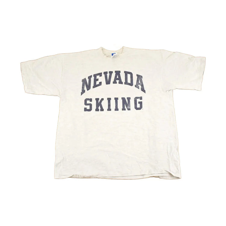 Vintage 90s Nevada Skiing T-Shirt, Russell Athletic, Made in USA from propervintagecanada