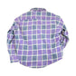 Vintage 90s Plaid Button Up Shirt, Men's XL Purple Flannel from propervintagecanada