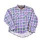 Vintage 90s Plaid Button Up Shirt, Men's XL Purple Flannel from propervintagecanada