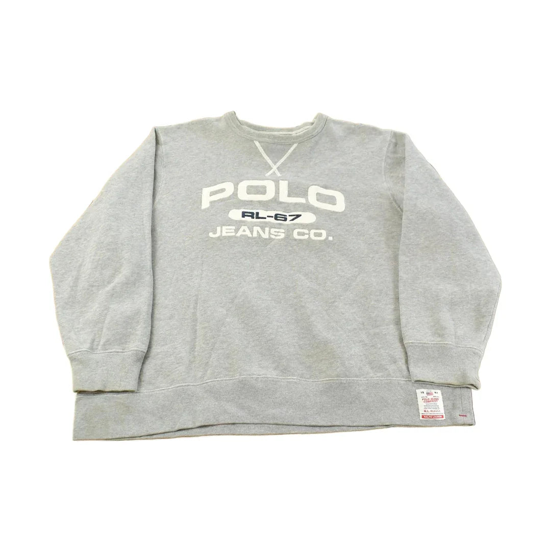 Vintage 90s Polo Jeans Co. Ralph Lauren Crewneck Sweatshirt XL from propervintagecanada