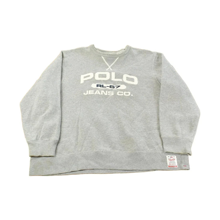 Vintage 90s Polo Jeans Co. Ralph Lauren Crewneck Sweatshirt XL from propervintagecanada