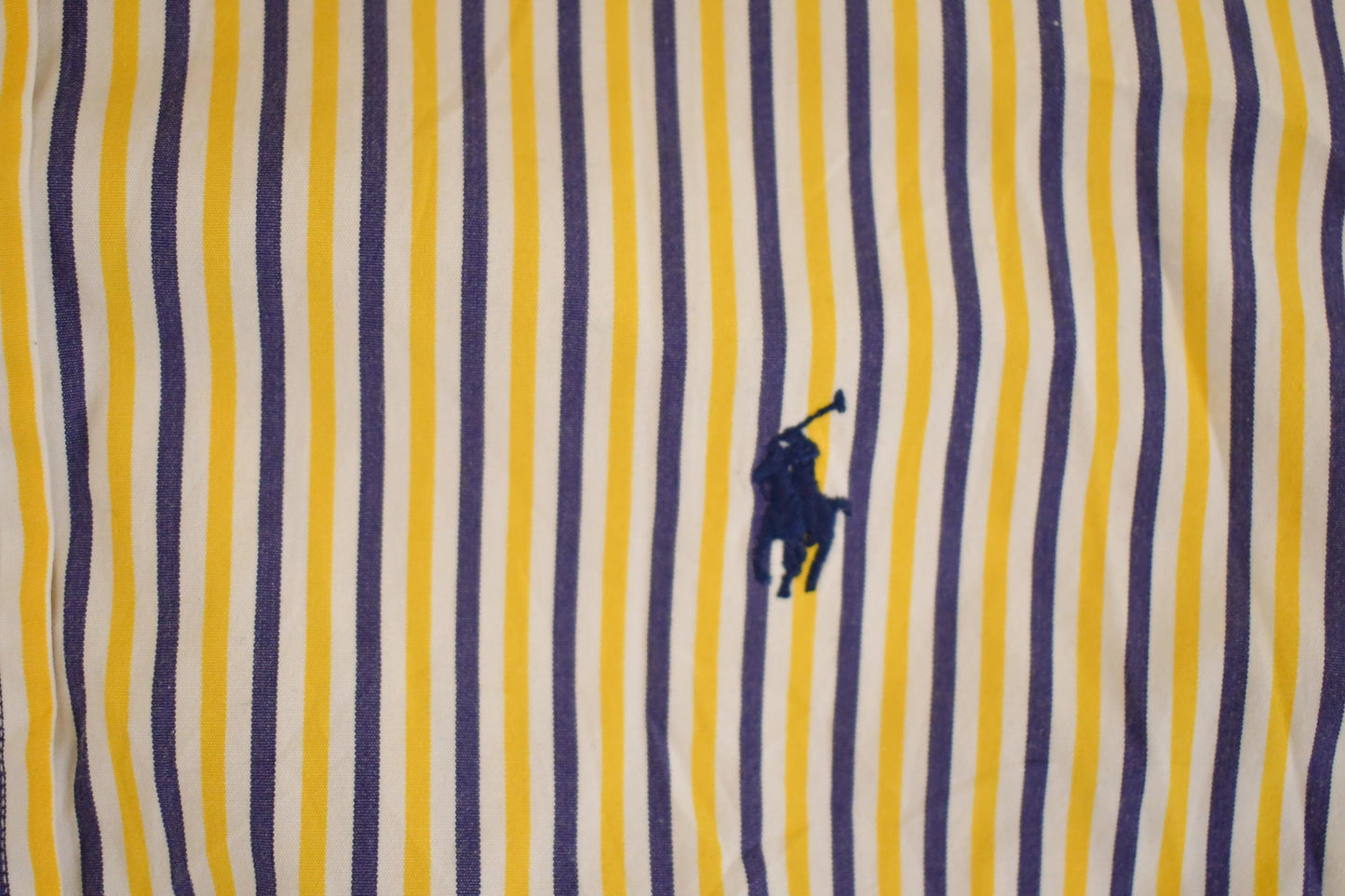 Vintage 90s Polo Ralph Lauren Striped Button-Up Shirt, Men's L from propervintagecanada