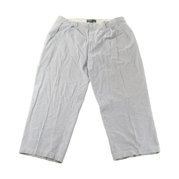 Vintage 90s Polo Ralph Lauren Striped Trousers, Men's 38x26 from propervintagecanada