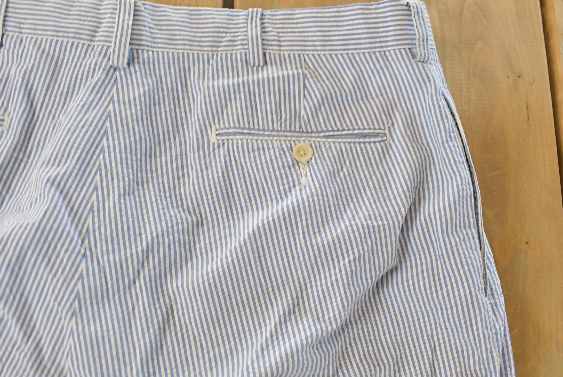 Vintage 90s Polo Ralph Lauren Striped Trousers, Men's 38x26 from propervintagecanada