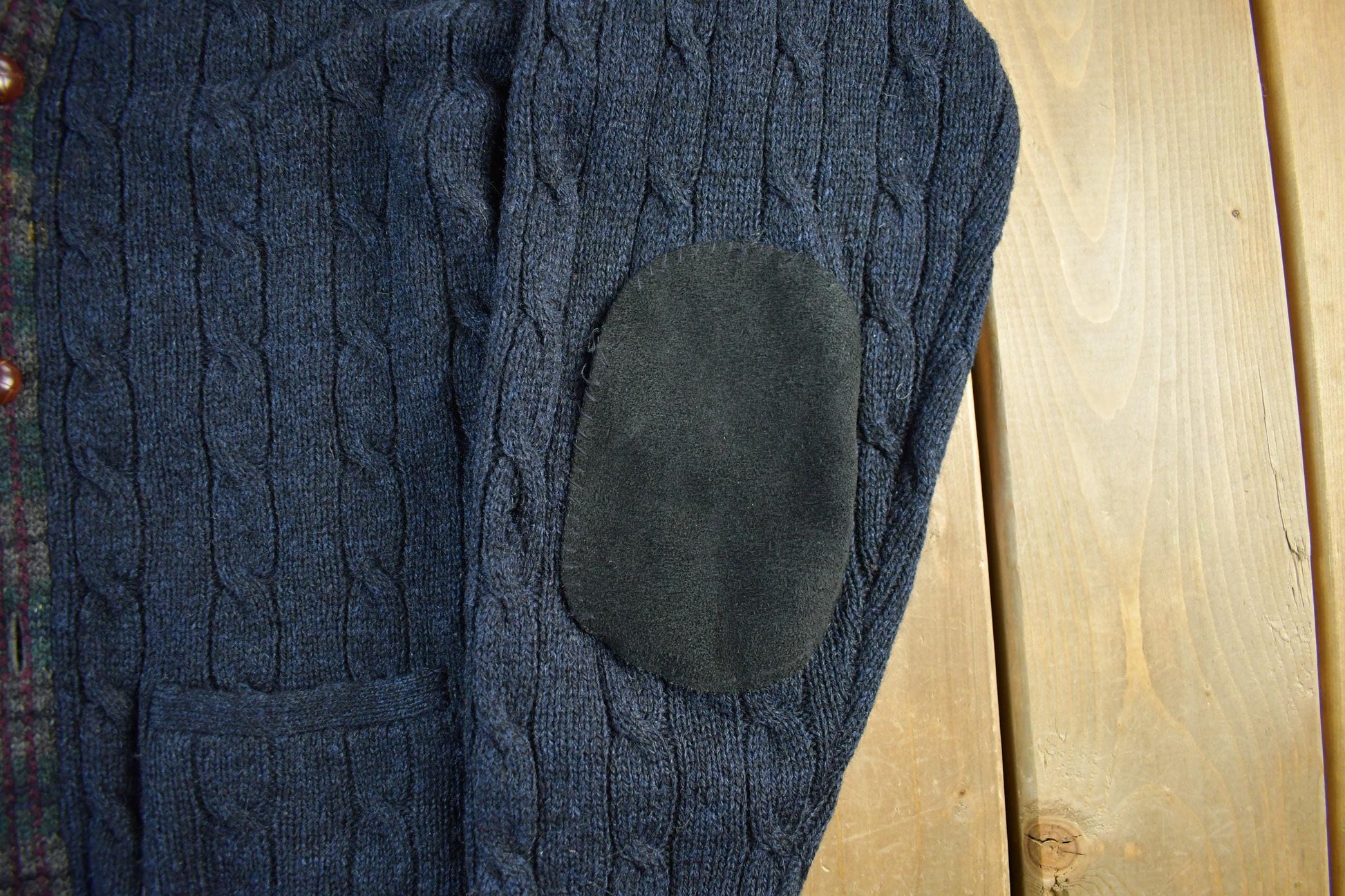 Vintage 90s Polo Ralph Lauren Wool Knit Cardigan Men's XL from propervintagecanada
