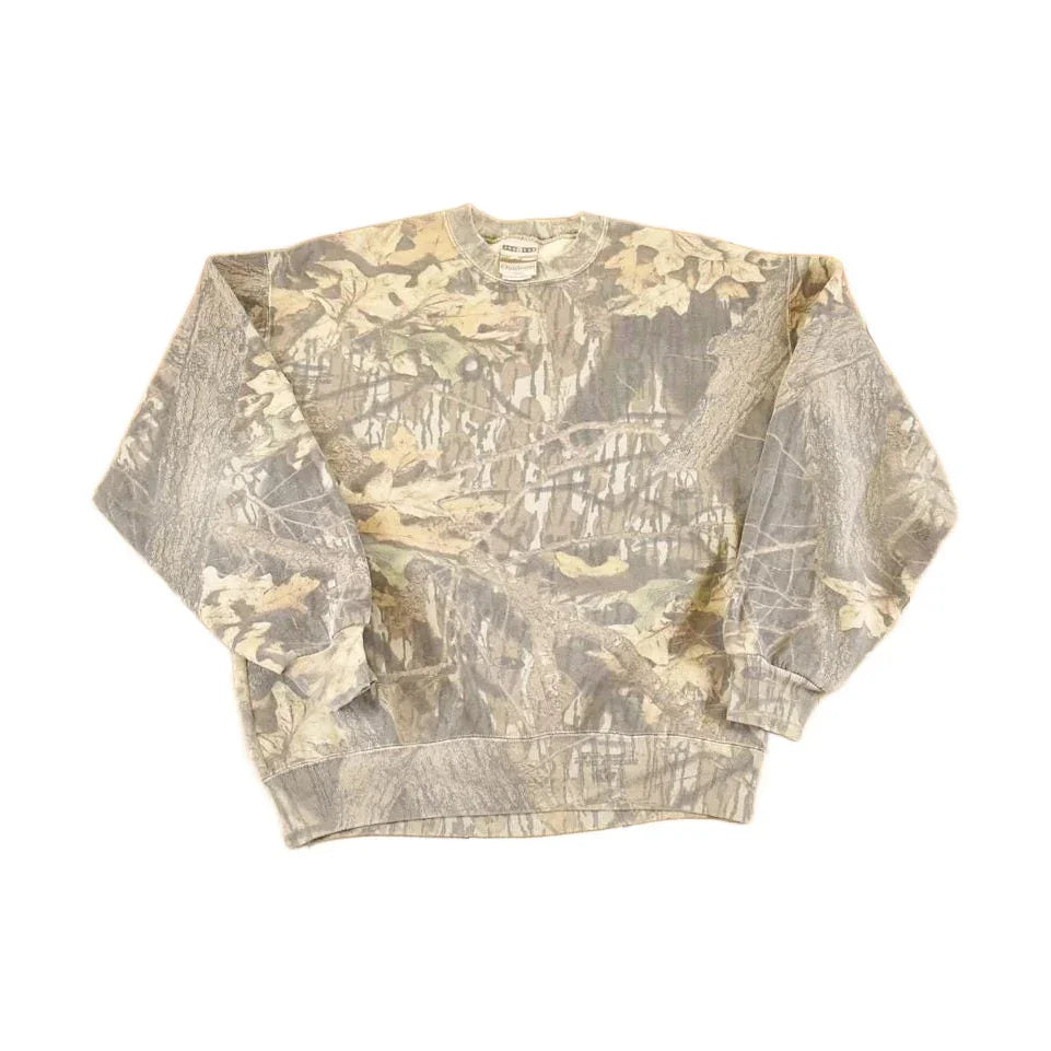 Vintage 90s Realtree Camo Crewneck Sweatshirt, Men's L from propervintagecanada