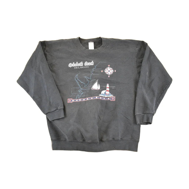 Vintage 90s Rehoboth Beach Sweatshirt: Delaware Souvenir, Men's L from propervintagecanada