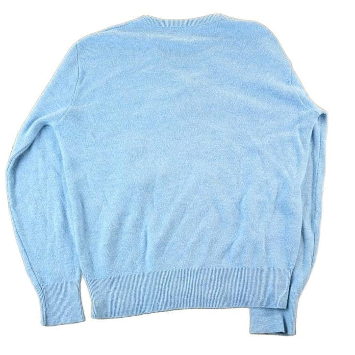 Vintage 90s Robert Bruce Knit V Neck Sweater Mens S from propervintagecanada