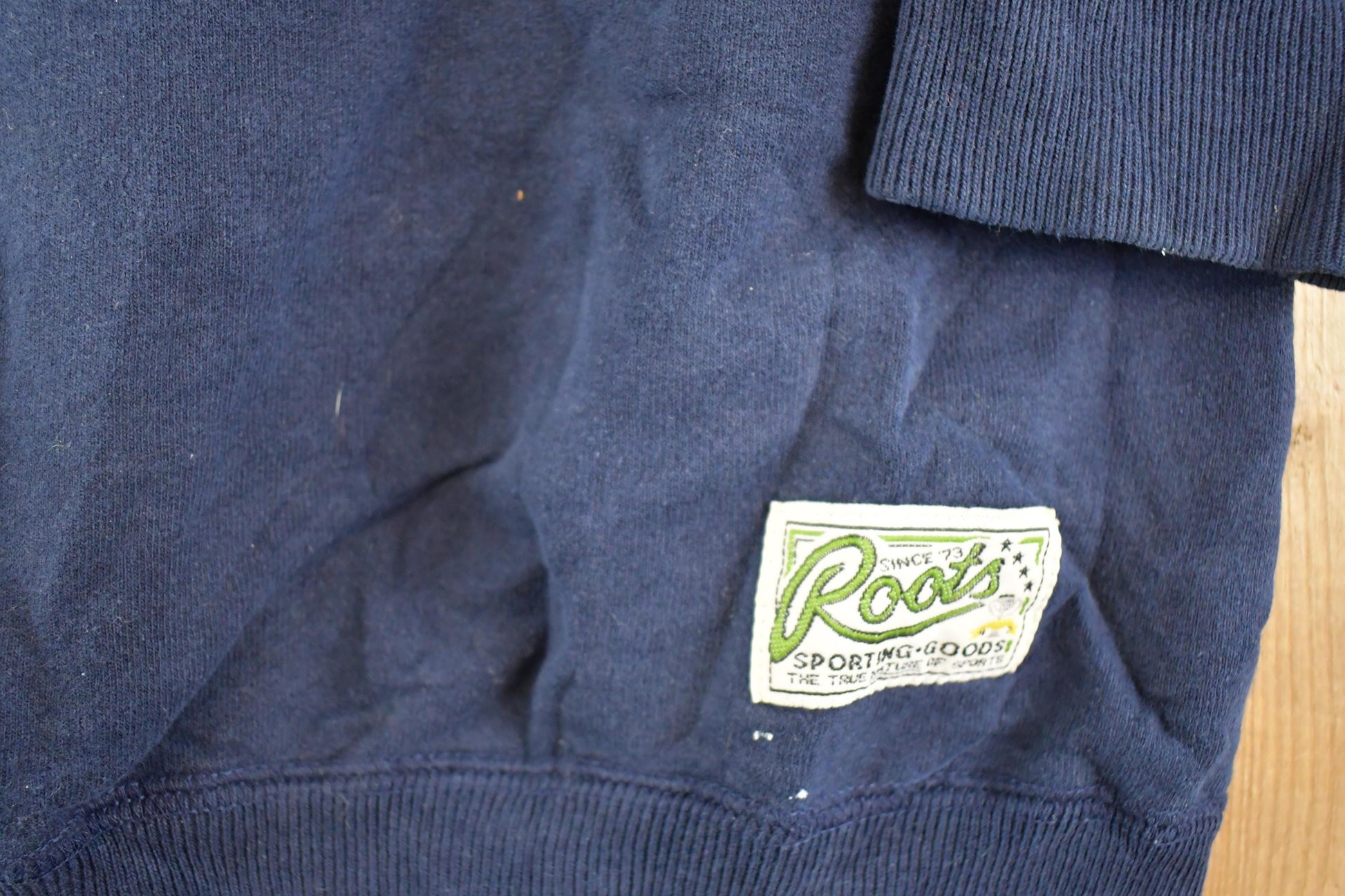 Vintage 90s Roots Sporting Goods Sweatshirt, Canoe Graphic Men's XL from propervintagecanada
