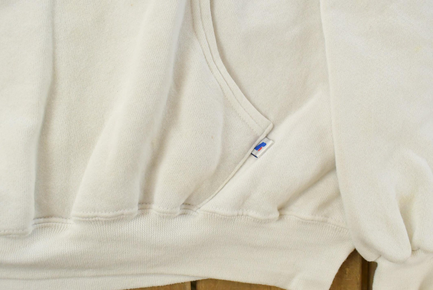 Vintage 90s Russell Athletics Blank Hoodie Sweatshirt Men's XL from propervintagecanada