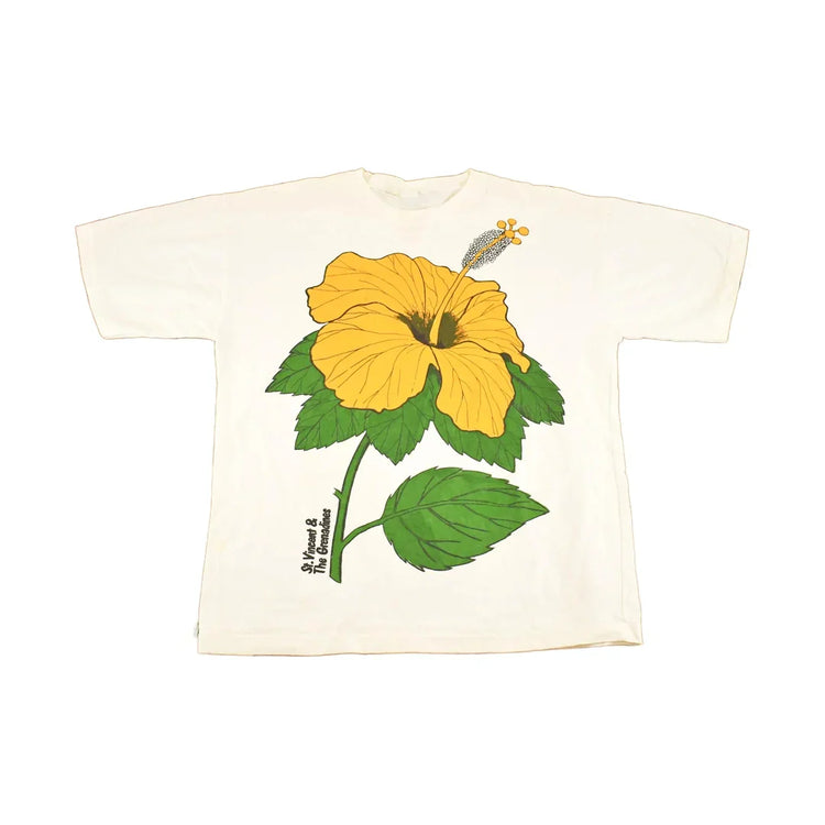 Vintage 90s St Vincent & The Grenadines Flower Graphic Tee (Men's XL) from propervintagecanada