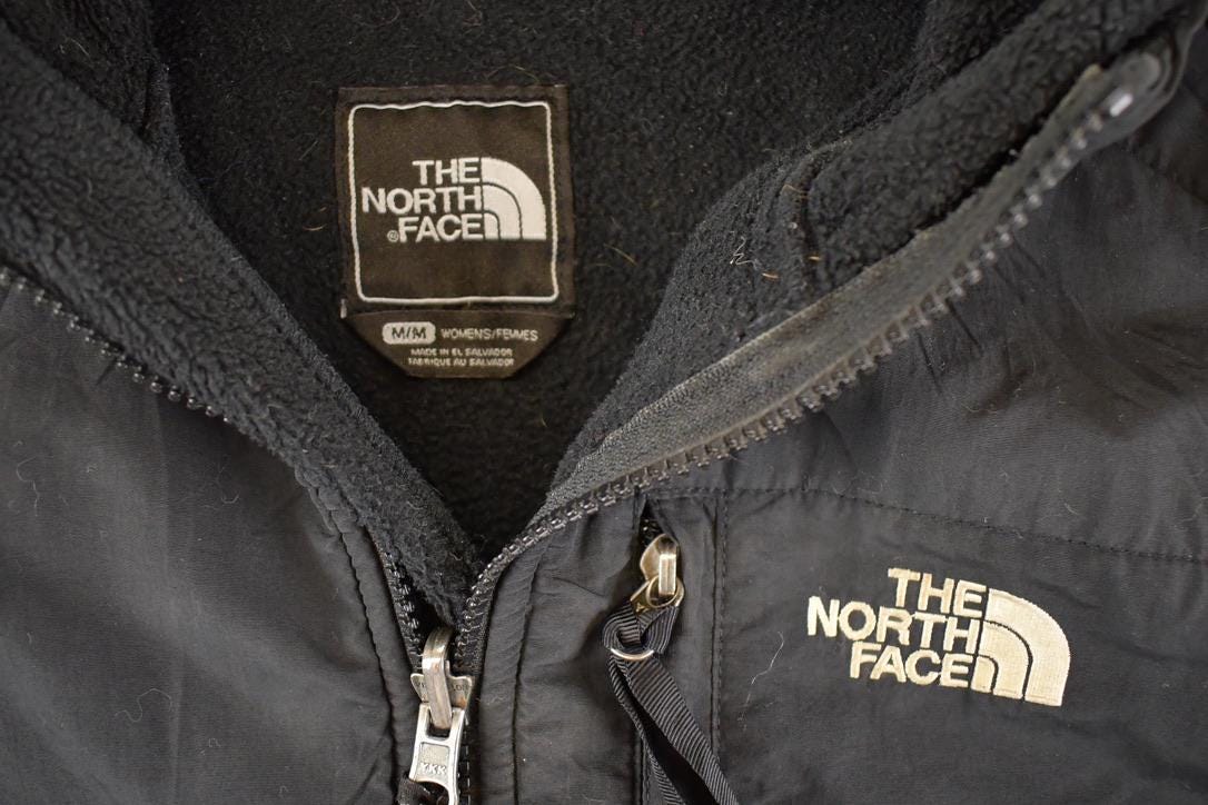 Vintage 90s The North Face Fleece Hooded Sweater - Women's M from propervintagecanada