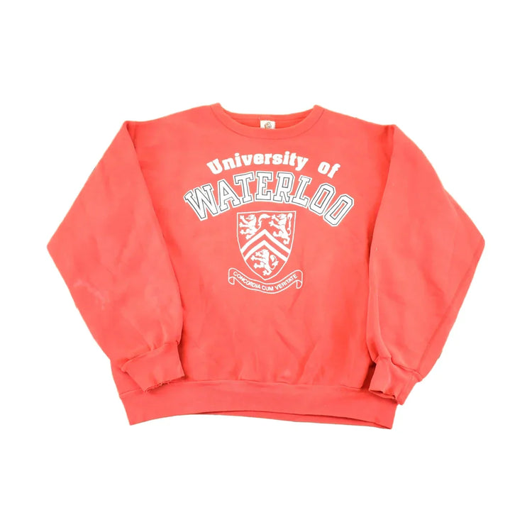 Vintage 90s University of Waterloo Crewneck Sweatshirt, Men's XL from propervintagecanada