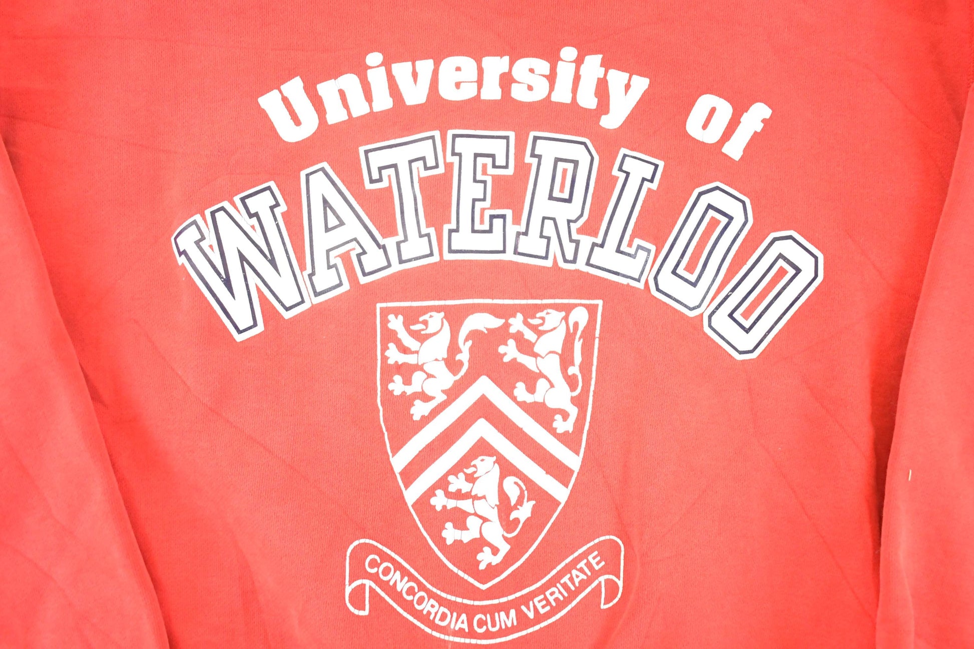 Vintage 90s University of Waterloo Crewneck Sweatshirt, Men's XL from propervintagecanada