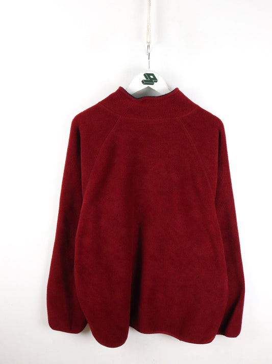 Vintage Adidas Fleece Sweater Mens XL Red