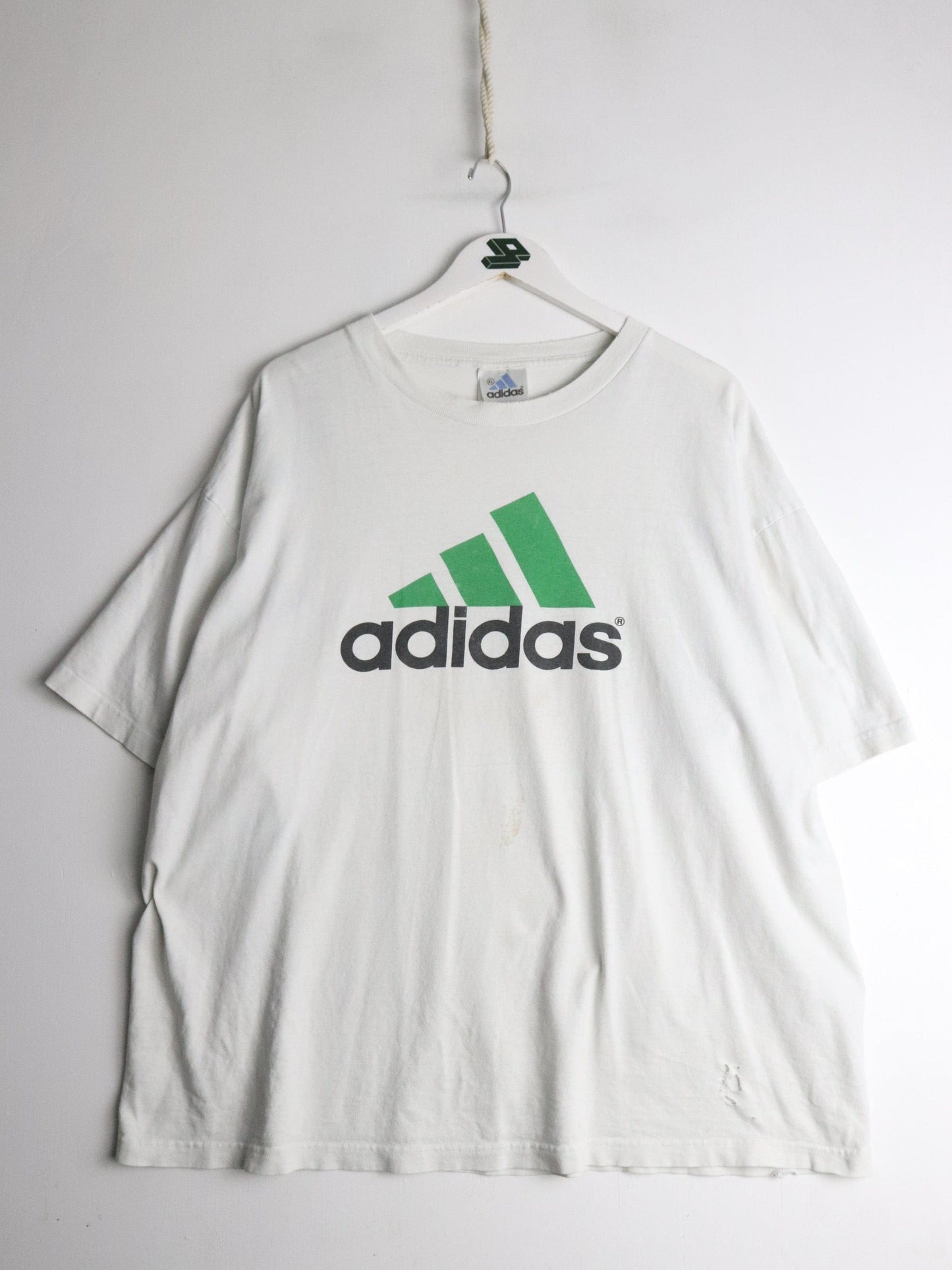 Vintage Adidas T Shirt Mens XL White Triferg from propervintagecanada