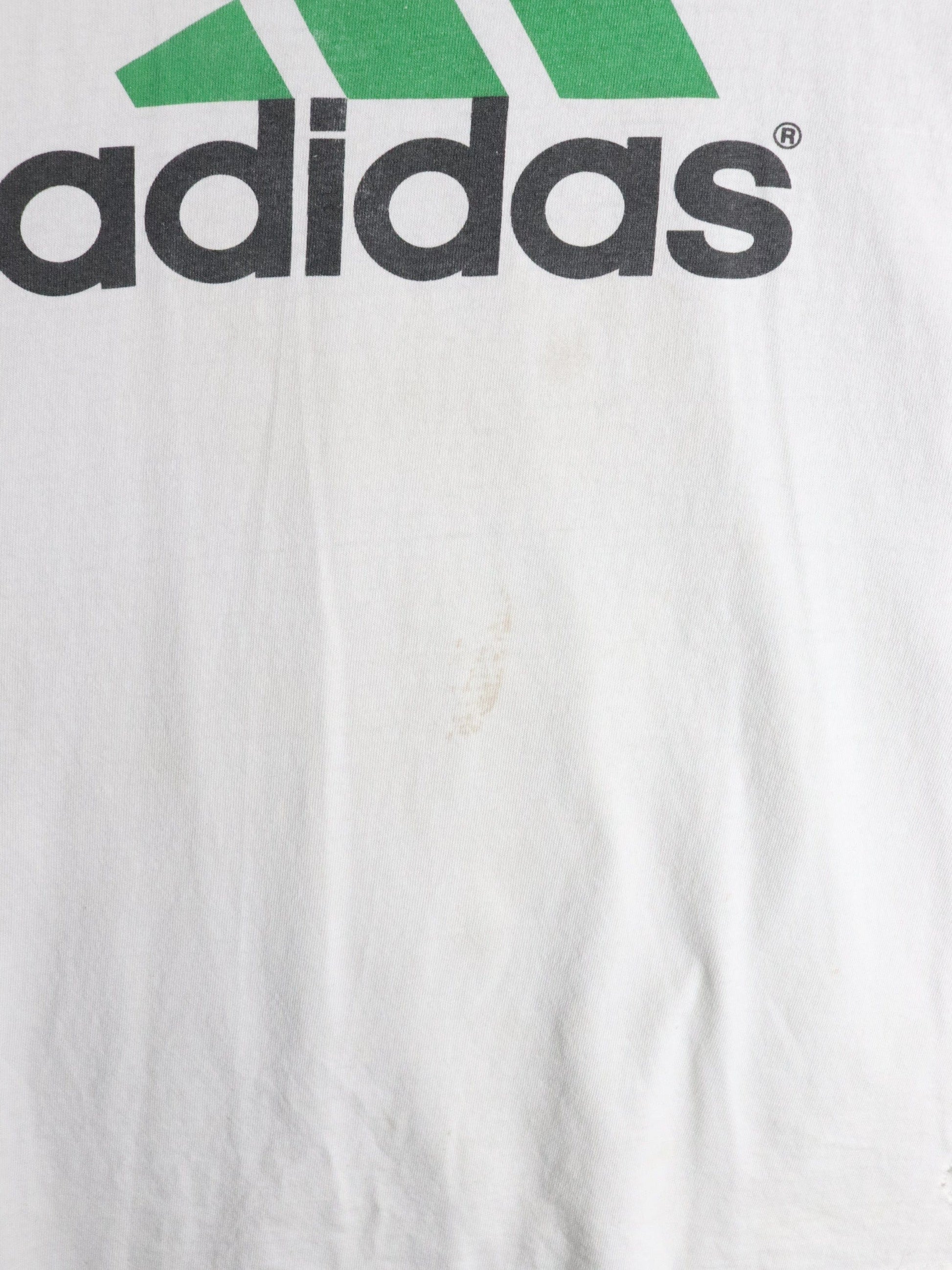 Vintage Adidas T Shirt Mens XL White Triferg from propervintagecanada