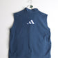 Vintage Adidas Vest Youth Large Blue Fleece