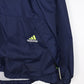 Vintage Adidas Windbreaker Mens 2XL Blue Jacket 90s