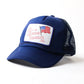 Vintage All American Insulations Hat Cap Adult Blue Trucker Snapback from propervintagecanada