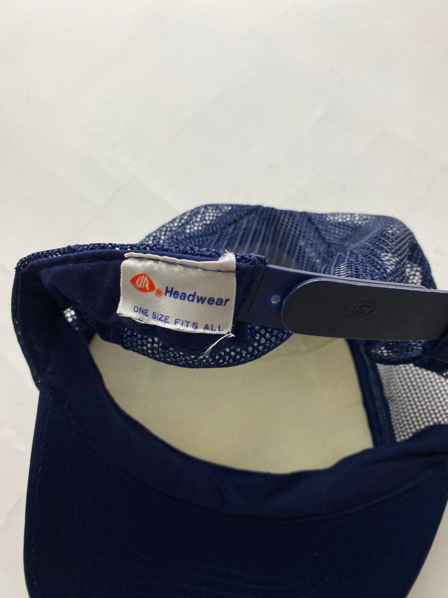 Vintage All American Insulations Hat Cap Adult Blue Trucker Snapback from propervintagecanada