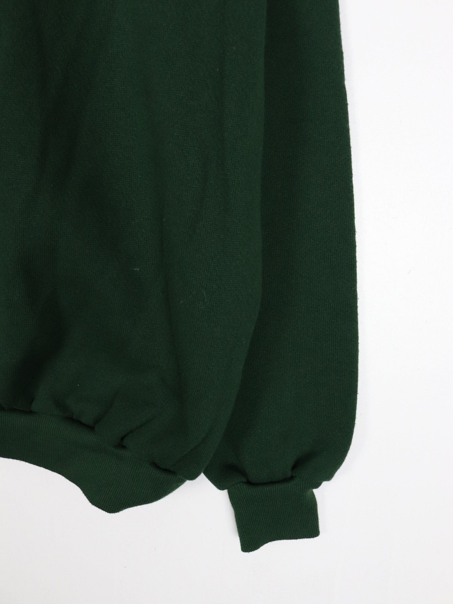 Vintage All Generation Pure Sweatshirt Mens L/XL Green Floral Sweater