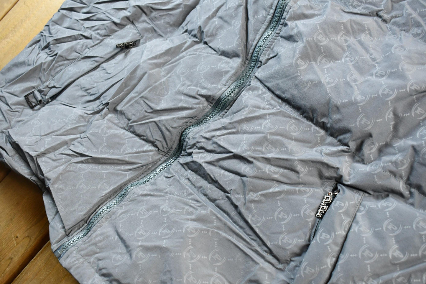 Vintage All Over Print Phat Farm Y2K Winter Puffer Jacket Men's 2XL from propervintagecanada