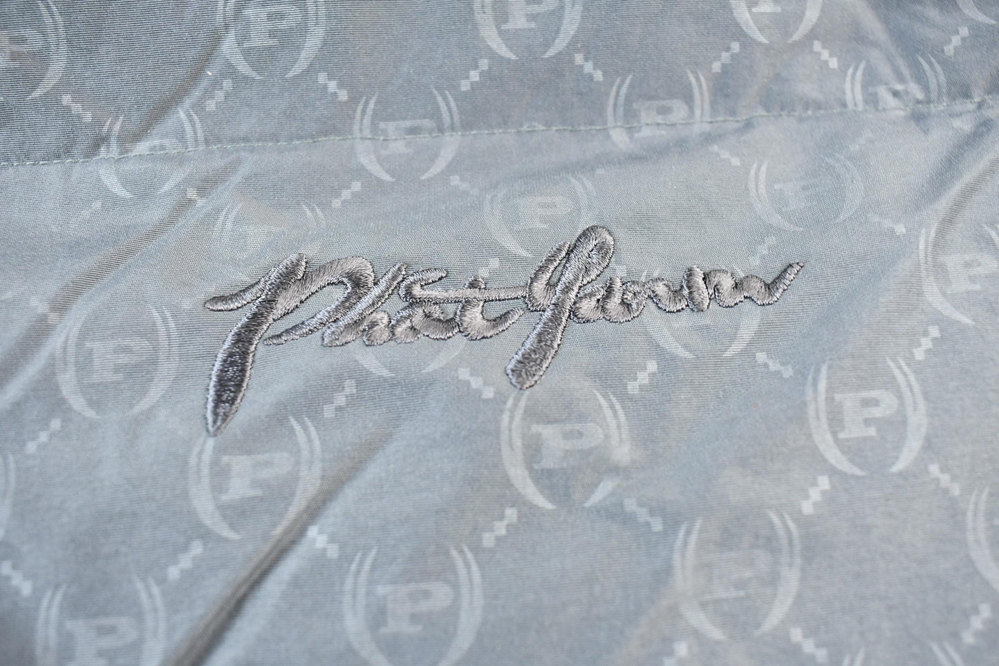 Vintage All Over Print Phat Farm Y2K Winter Puffer Jacket Men's 2XL from propervintagecanada