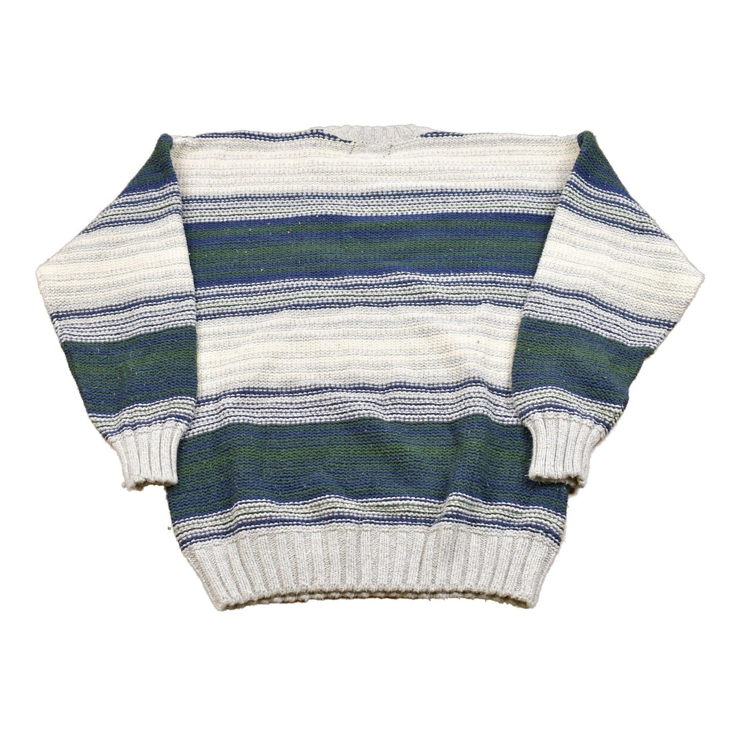Vintage American Eagle Striped Knitted Sweater Men's Large from propervintagecanada